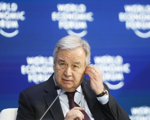 聯合國秘書長古特雷斯(Antonio Guterres)。AP資料圖片