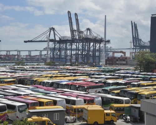 本年抵港港口貨物較2019年上半年上升6.4%。資料圖片