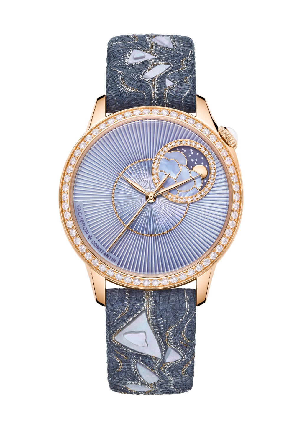 Vacheron Constantin Égérie - The Pleats of Time；錶殼：37mm 粉紅金／機芯：1088 L自動／註：概念錶款不予發售。
