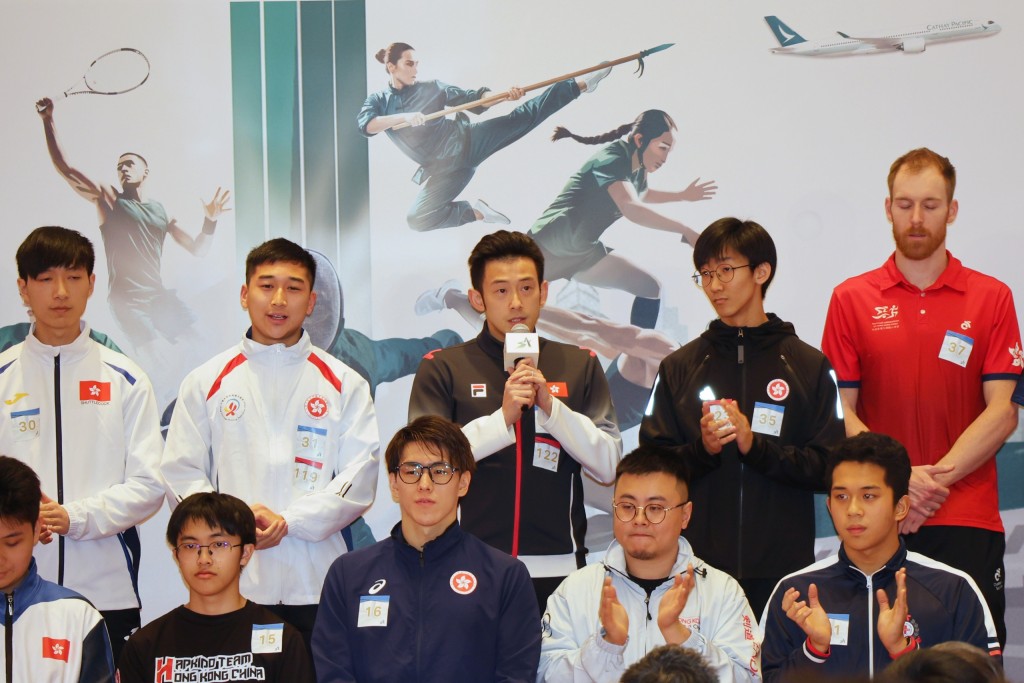 阿廷出席今日公投拉票活動。徐嘉華攝