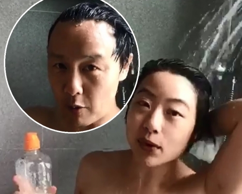 鄭敬基兩夫婦齊拍出浴鏡頭,力sell環保洗頭水。