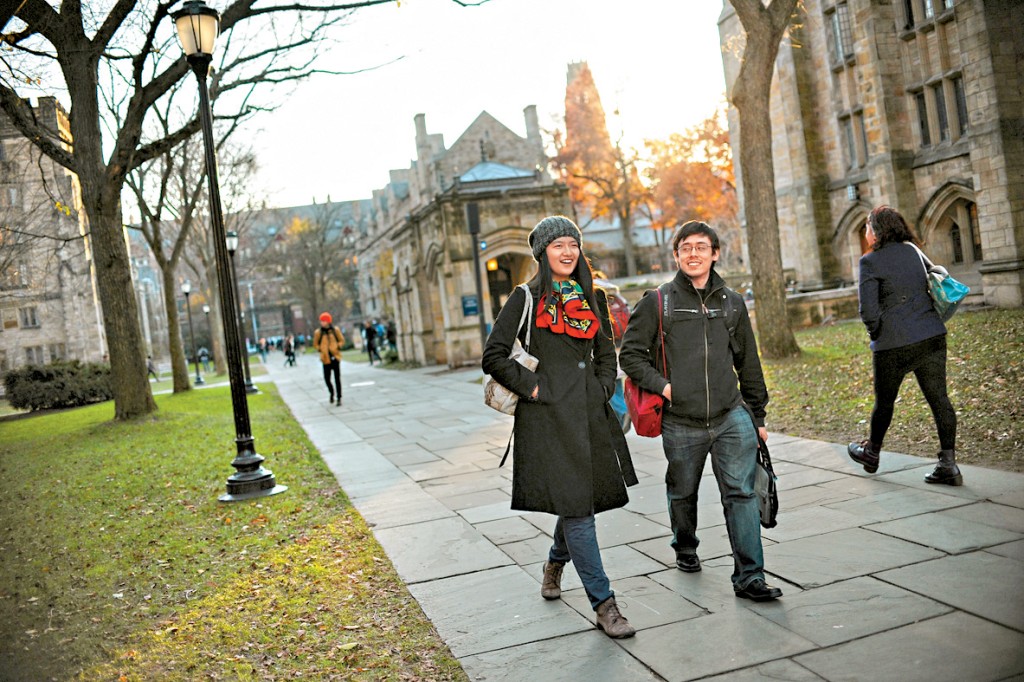 位於康涅狄格州的耶魯大學校園。