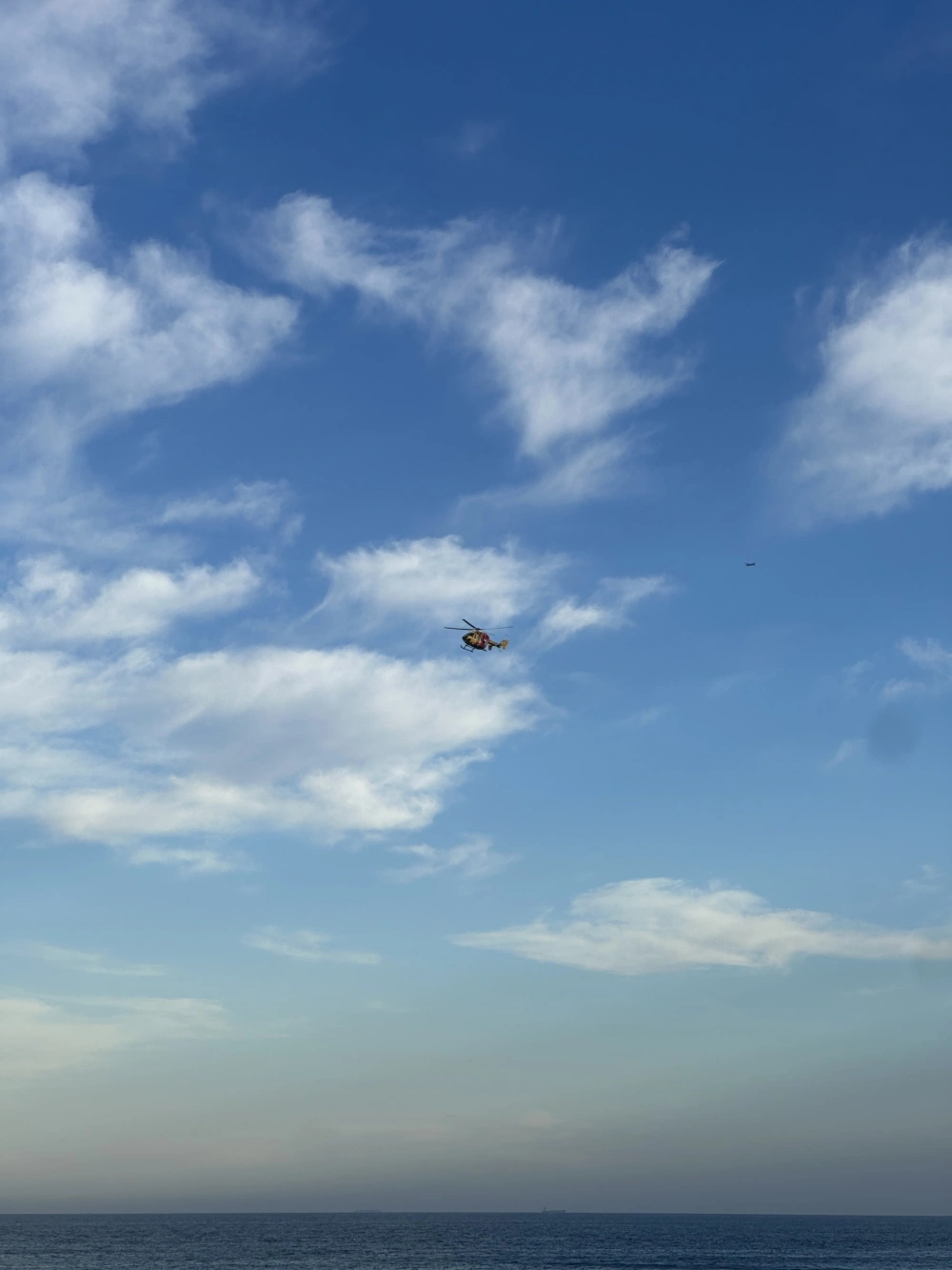 「Ievi」聽到直升機出現才確認安全。 「Ievi」聽到直升機出現才確認安全。