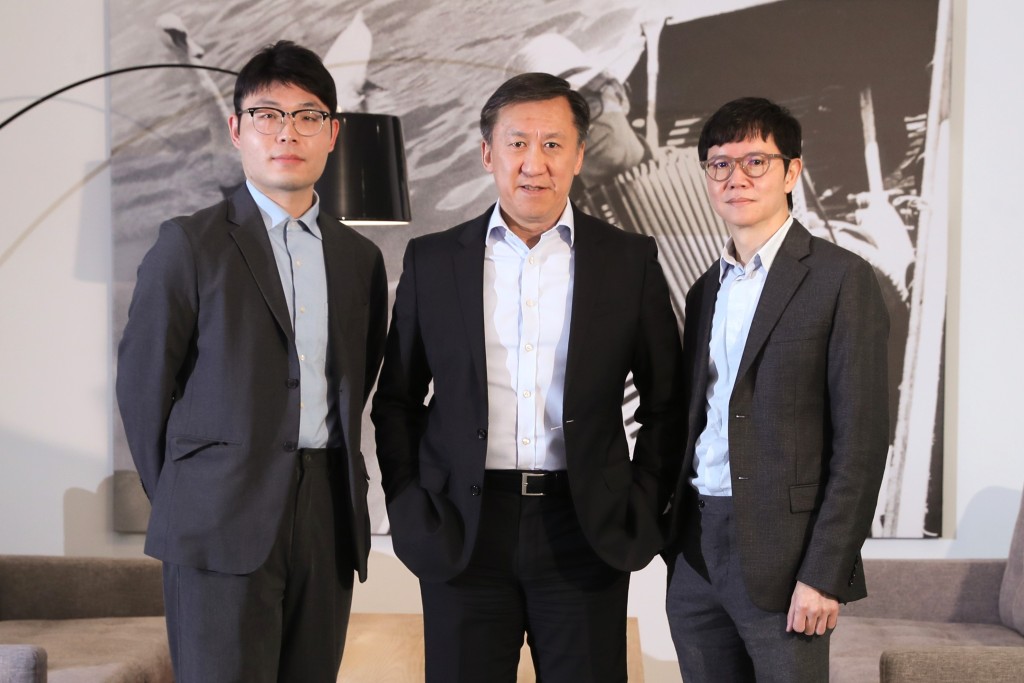 奥雅纳董事郭家耀（中）、奥雅纳董事梁金桐（右）、项目助理工程师贺尔强（左）。