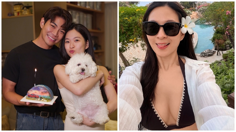 羅天宇陳懿德隨時閃婚？現身譚嘉儀峇里婚禮取經 大解放晒三點式吐舌賣萌極火辣