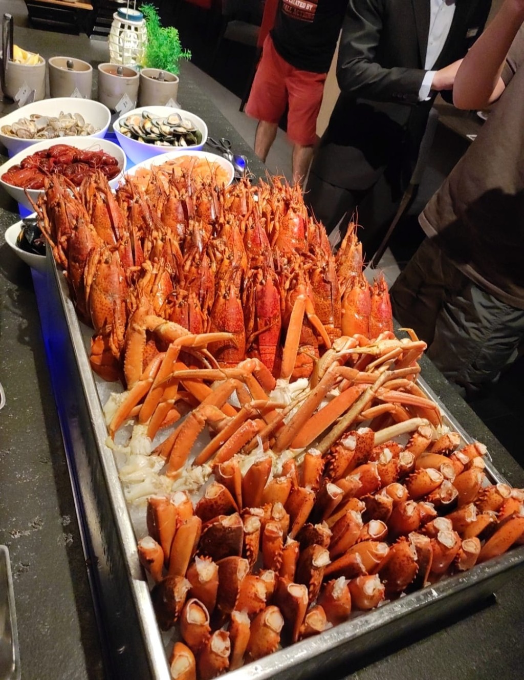 場內的長腳蟹。fb「香港茶餐廳及美食關注組」圖片