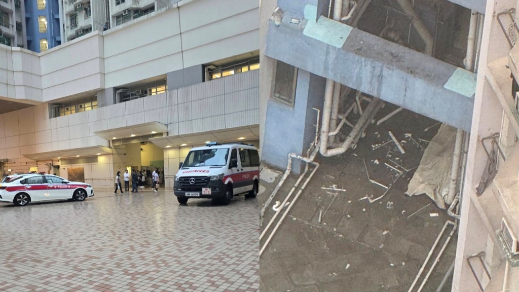 石排灣邨28歲男墮樓 當場不治