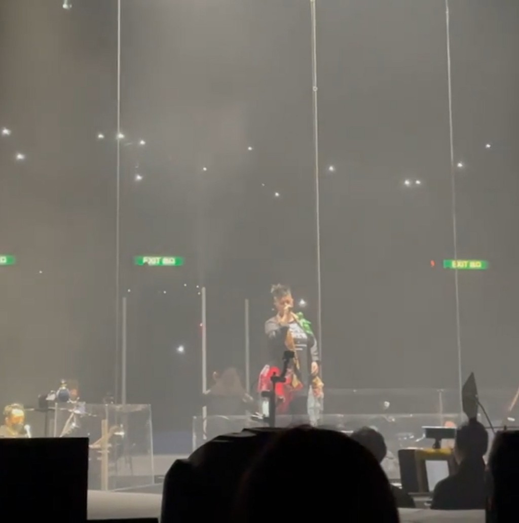 藍奕邦分享二汶演唱歌曲《最後的信仰》的片段。
