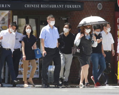 日本的疫情持續擴大。AP圖片