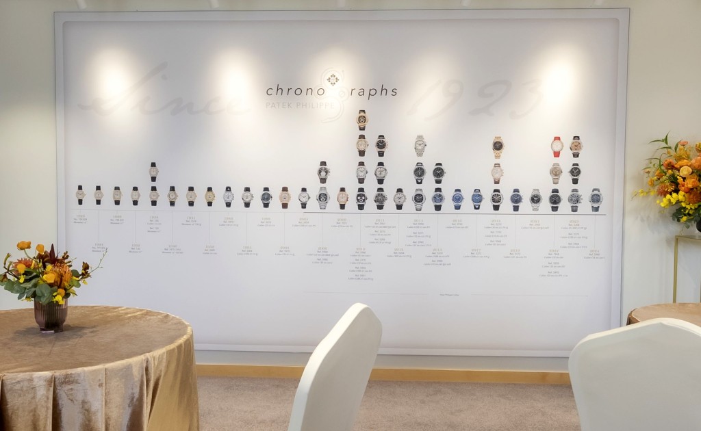 錶展現場特別展示了品牌計時錶款的誕生時序及相關資訊。 錶展現場特別展示了品牌計時錶款的誕生時序及相關資訊。