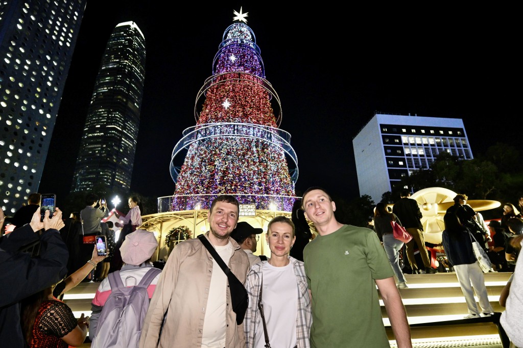 「冬日小鎮.中環」。 「冬日小鎮.中環」。