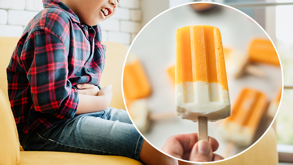 6歲男童5小時吃9根冰棒，患急性腸胃炎入院。