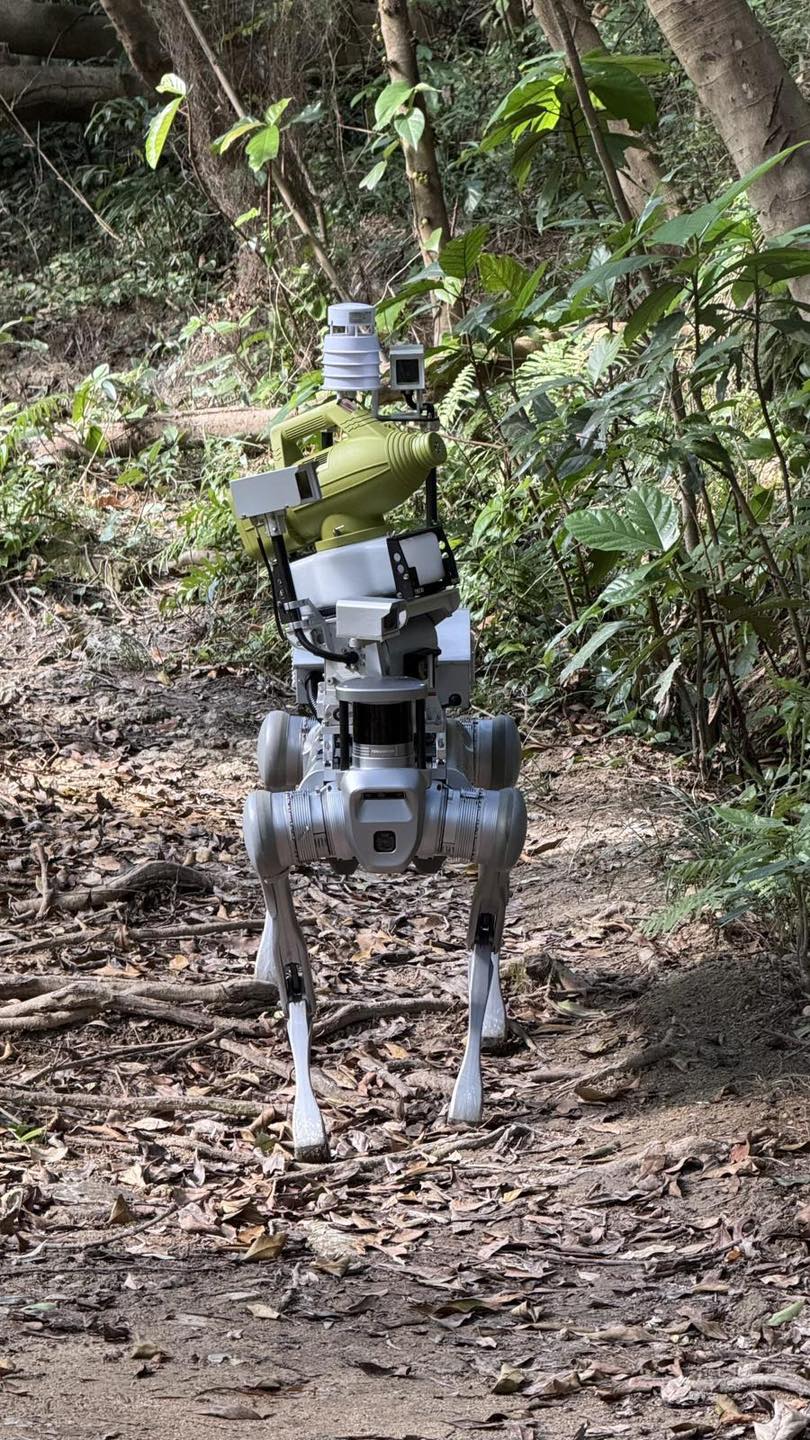 食署署試用滅蚊機械狗，提升成效食。食環署FB圖片
