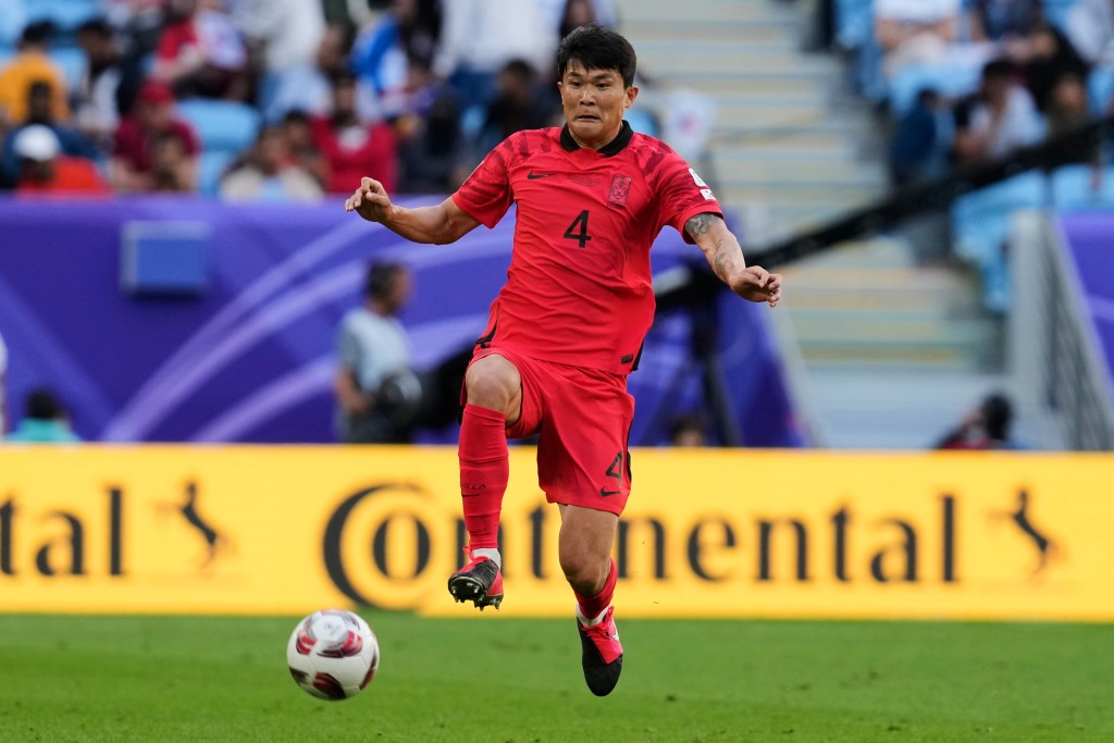 南韓中堅金玟哉。美聯社