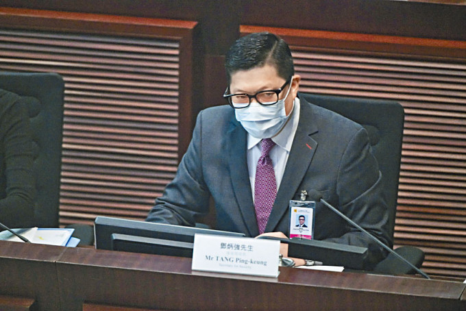 保安局長鄧炳強。資料圖片