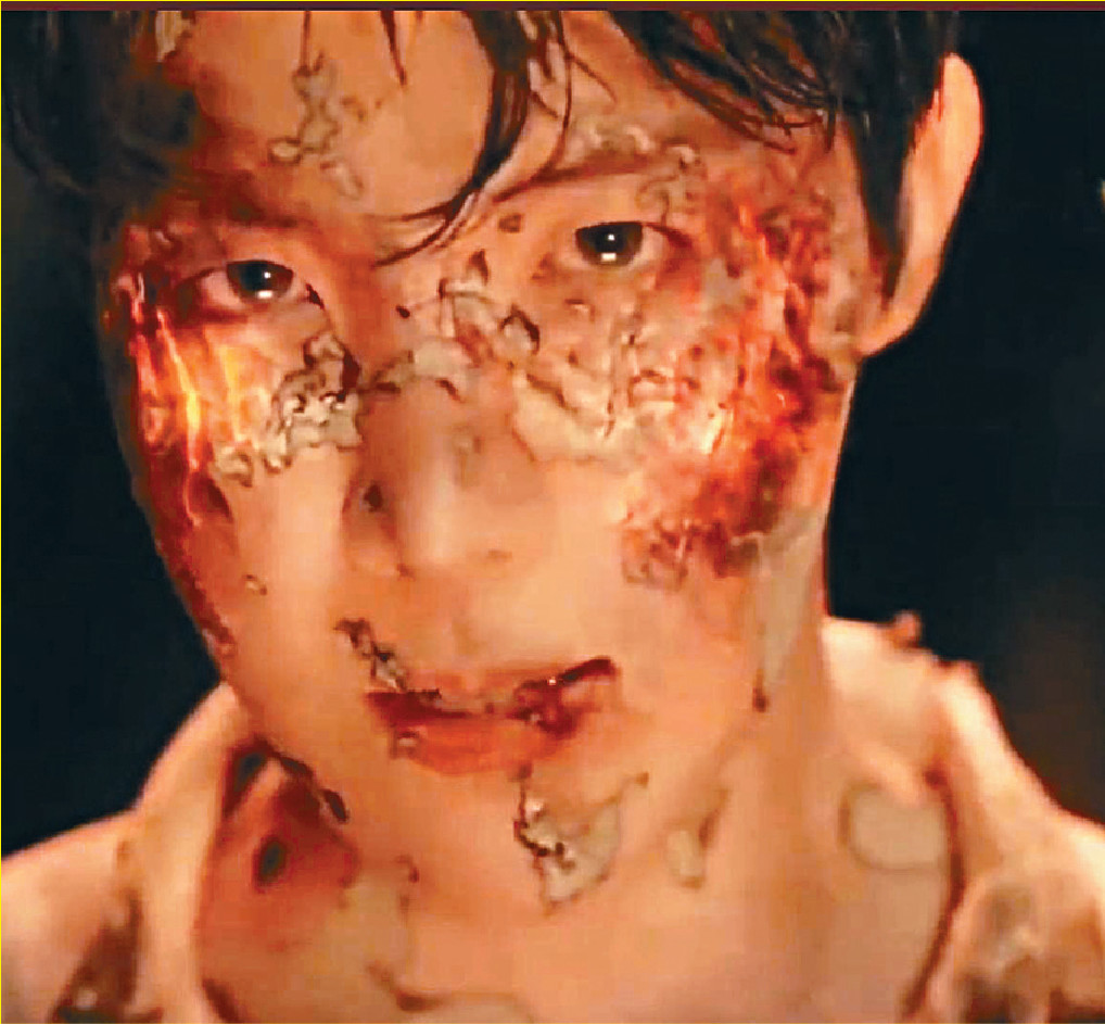 ■J-Hope在MV中有「火燒面」的鏡頭！