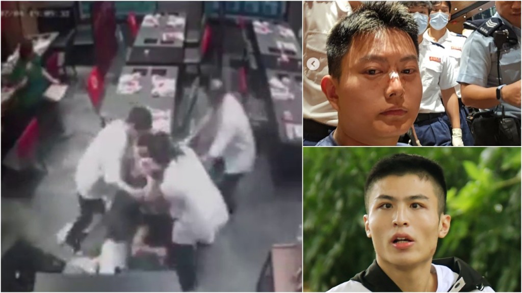 天眼直擊｜「劉馬車」劉駿軒再涉打人 大鬧尖沙咀餐廳 襲擊網紅葉子健後逃去