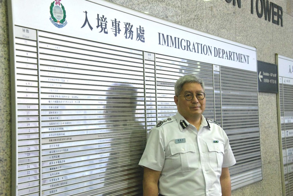 新任入境處長區嘉宏。