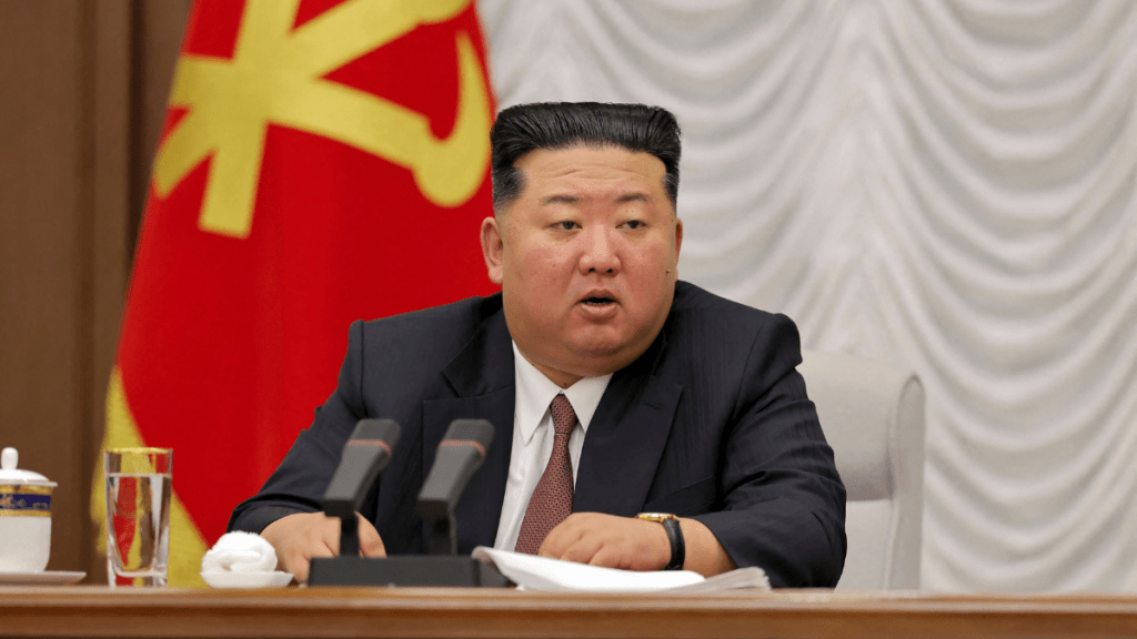 韓媒透露，金正恩現時重達140公斤。法新社