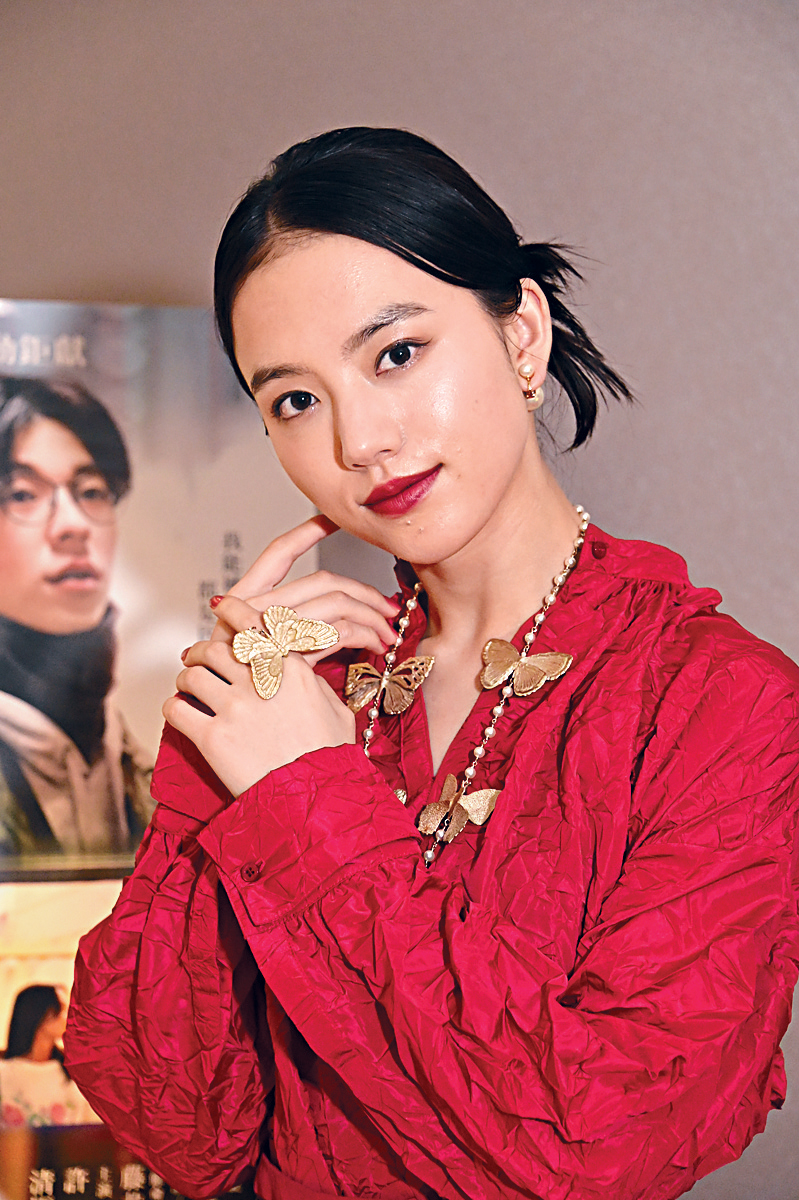 清原果耶早前來港為電影宣傳並接受訪問。