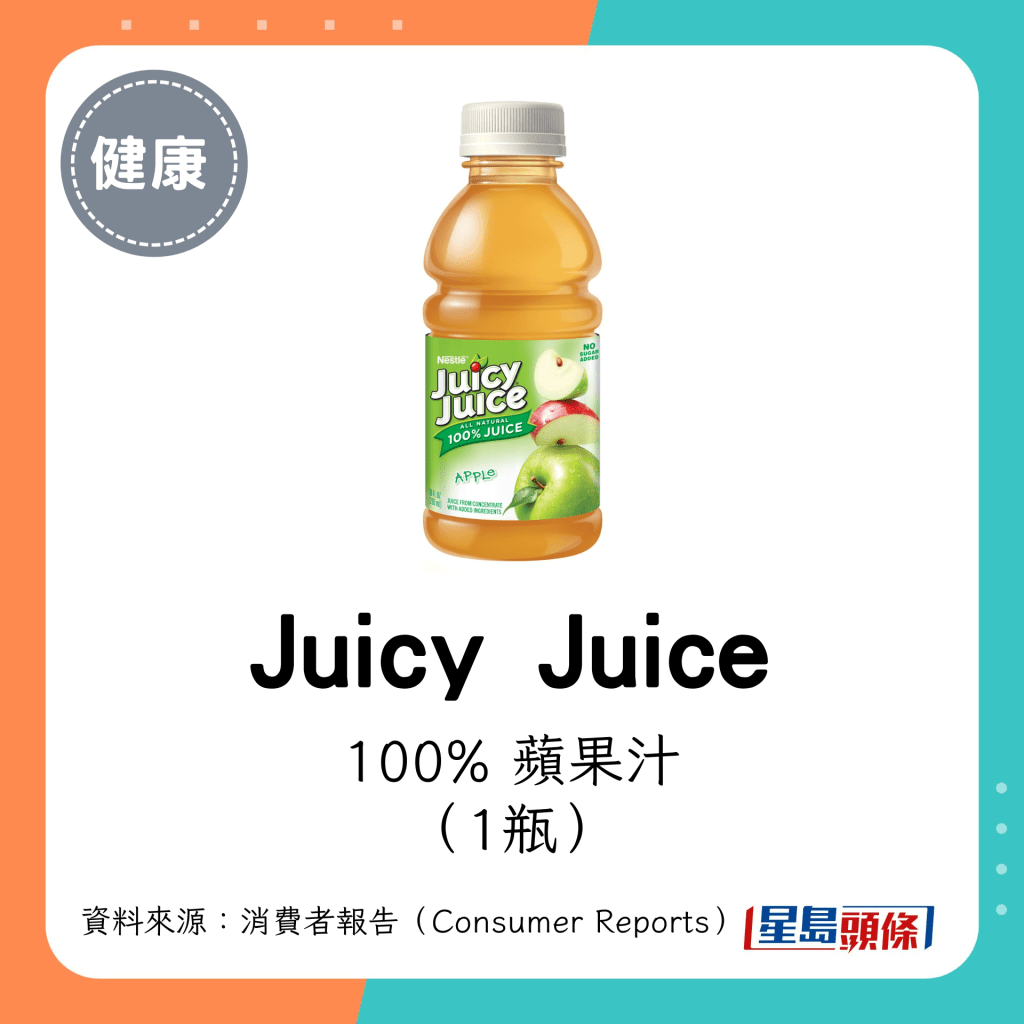Juicy Juice 100% 蘋果汁（1瓶）