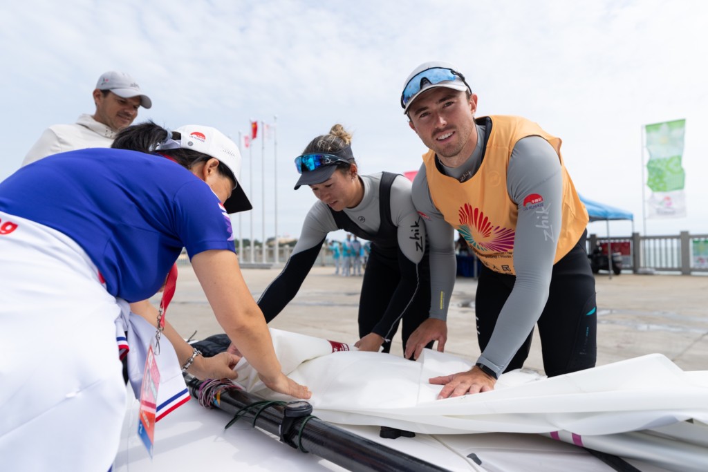 贝俊龙为港队取得今届全运会第一金。中国香港帆船运动总会图片 贝俊龙为港队取得今届全运会第一金。中国香港帆船运动总会图片