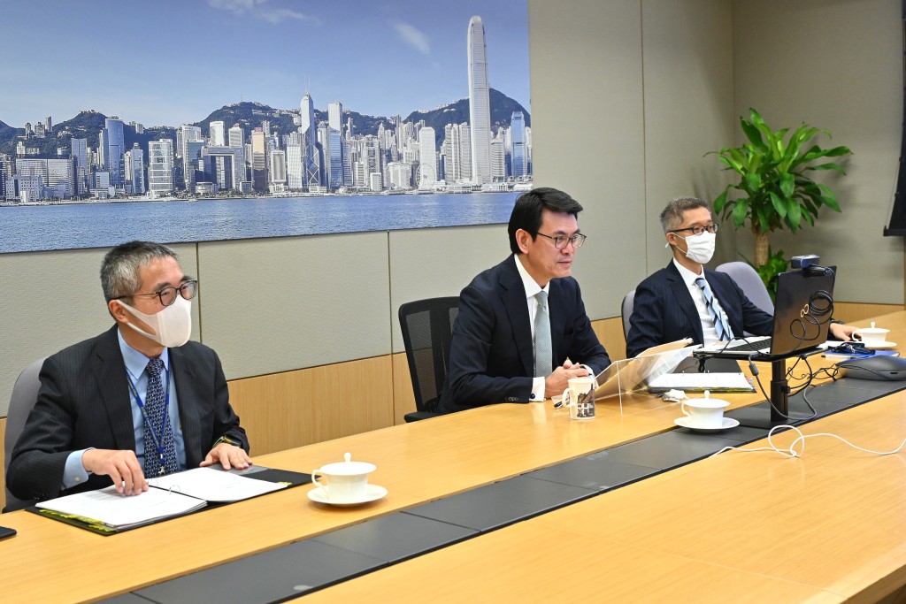 邱騰華今日出席第五屆中國香港—東南亞國家聯盟經貿部長會議。政府新聞處圖片