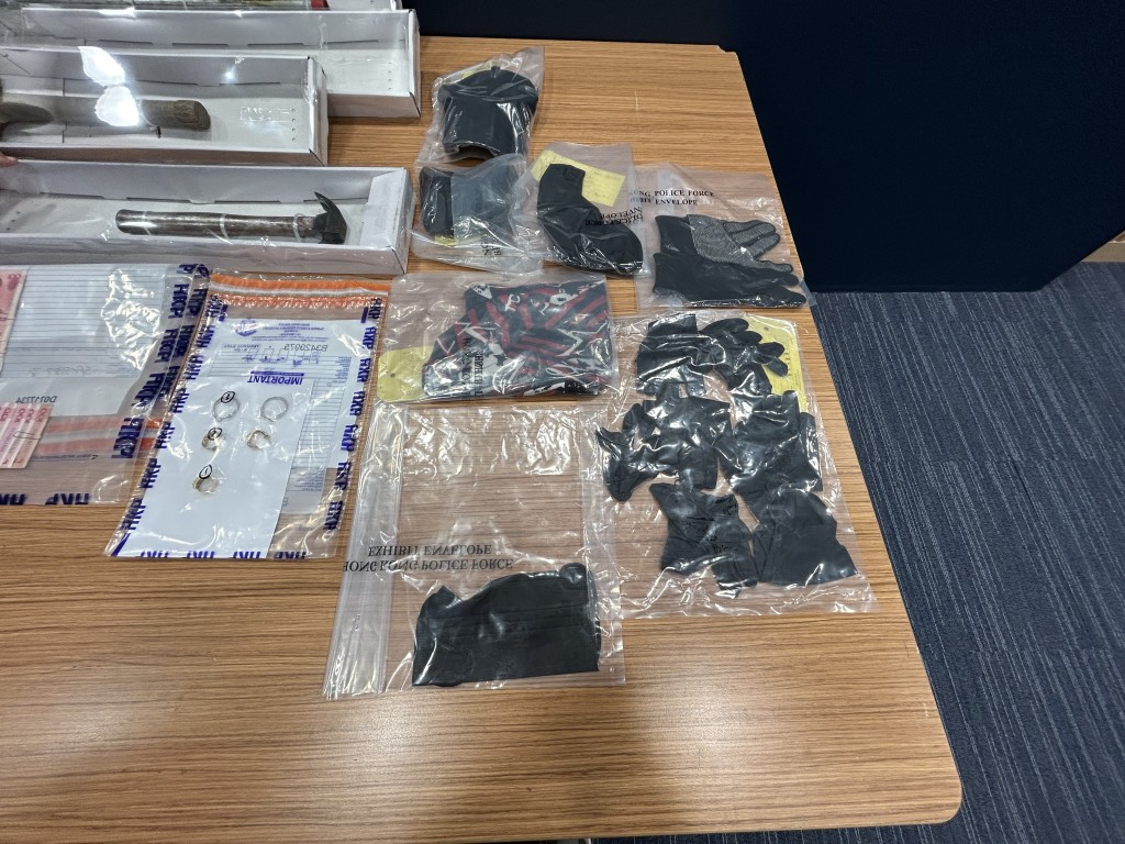 懷疑作案時使用的手套。