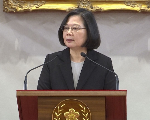 蔡英文呼籲各政黨不要再提「九二共識」。AP
