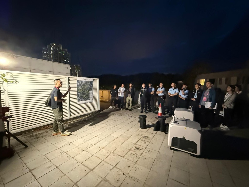 人員針對「無人機自動巡邏系統」的運行進行了連串演習。 人員針對「無人機自動巡邏系統」的運行進行了連串演習。