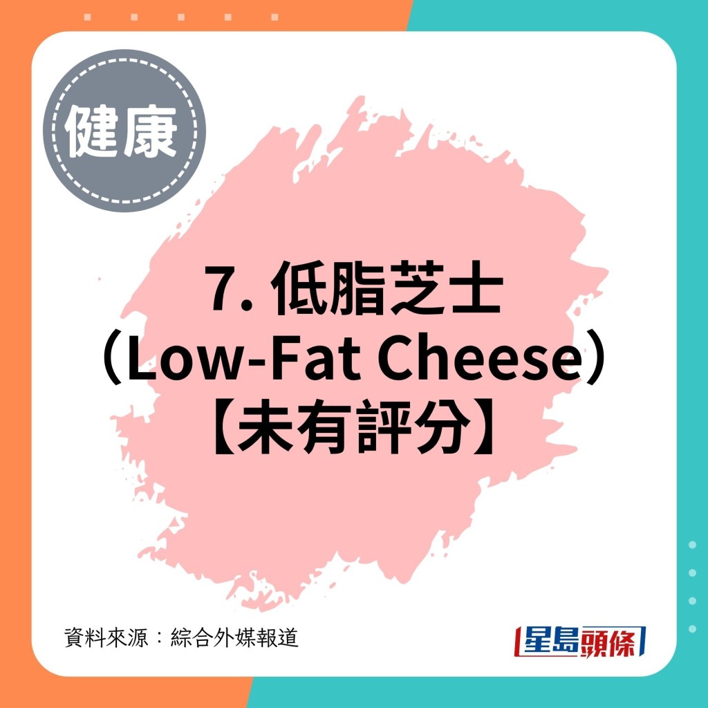 7. 低脂芝士（Low-Fat Cheese）【未有评分】