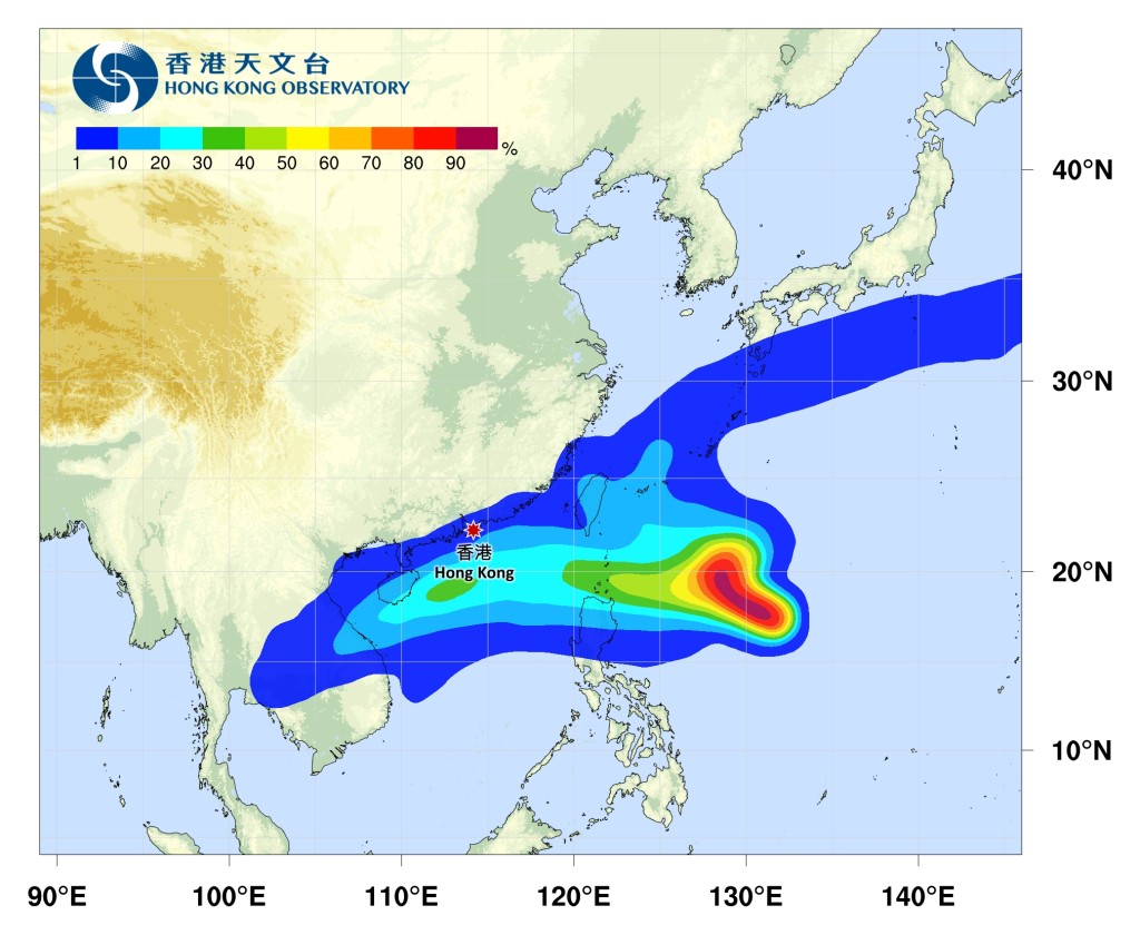 熱帶氣旋路徑概率預報