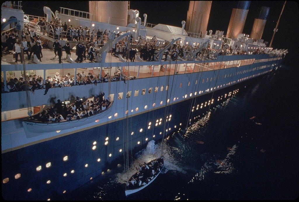 《鐵達尼號》劇照。 網圖
