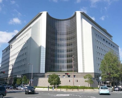 日本大阪府警察本部。網圖