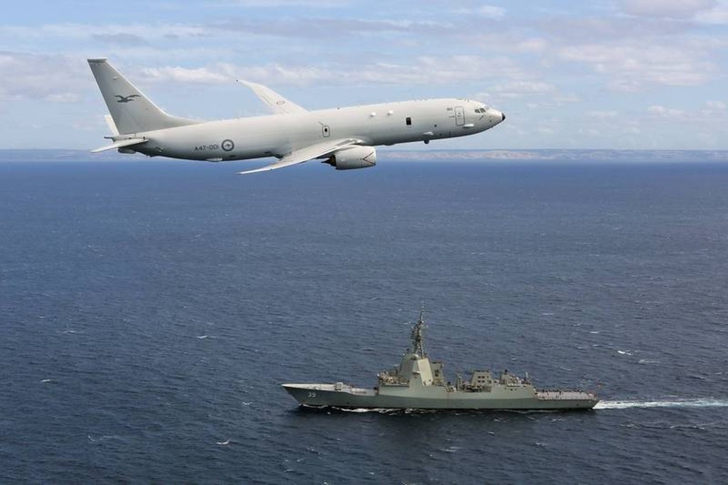 澳洲P-8A巡邏機資料圖。