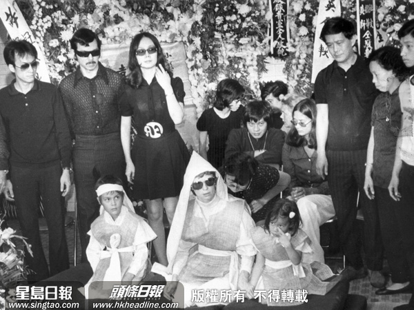 李小龍遺孀蓮達,及兒子李國豪及女兒李香凝。資料圖片