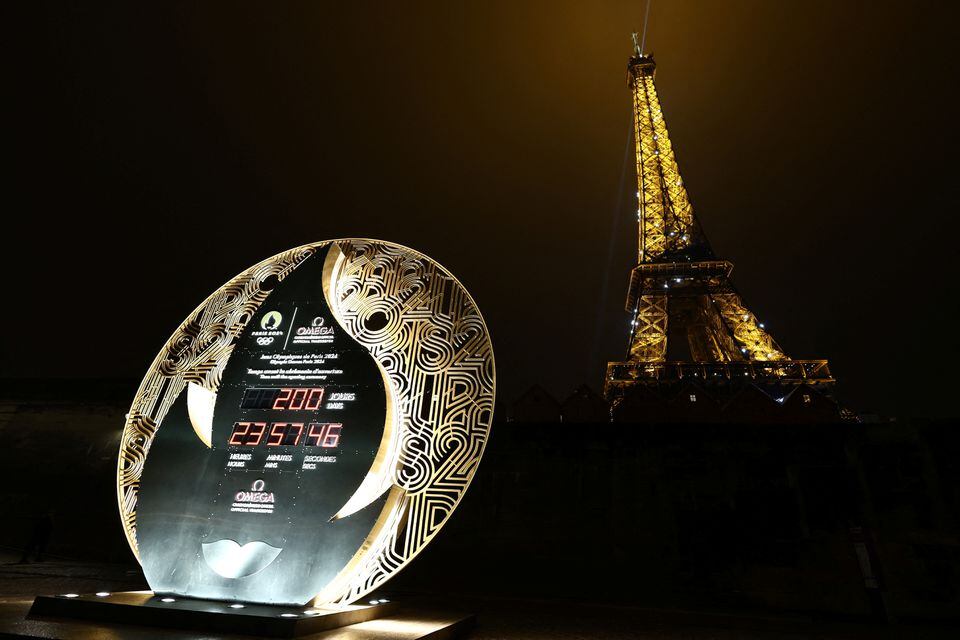 距離巴黎奧運開幕尚有不足二百日。路透社