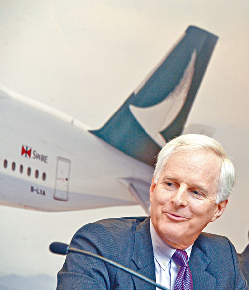 现年63岁的国泰航空主席及执行董事史乐山，以退休为由提出请辞。