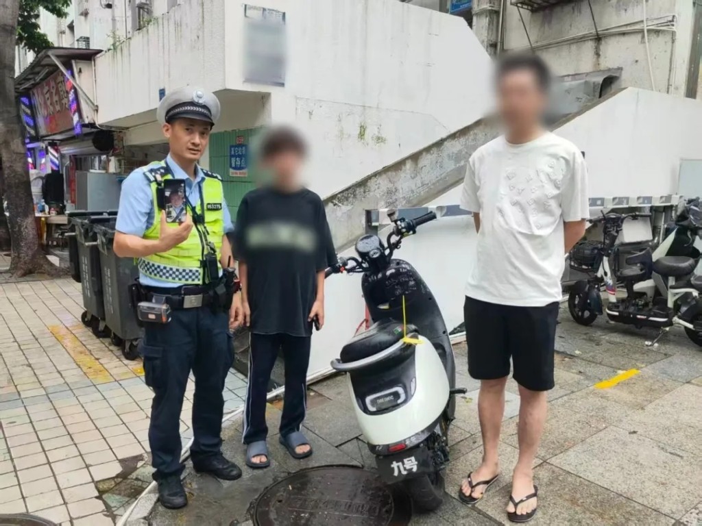 深圳交警破飙车团伙，5人被行拘。