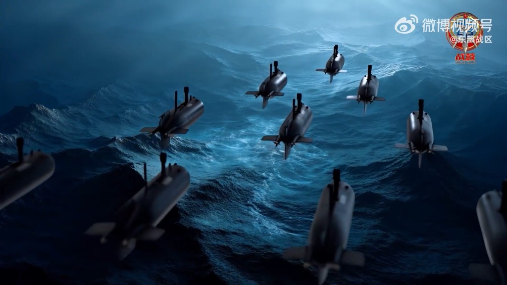 解放军东部战区发布军演人工智能（AI）短片《联武群戈斩‘独’道》。