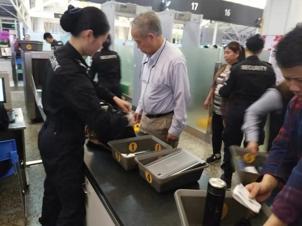 中國民航2505號班機劫機事件後，內地機場不斷提升保安程度。