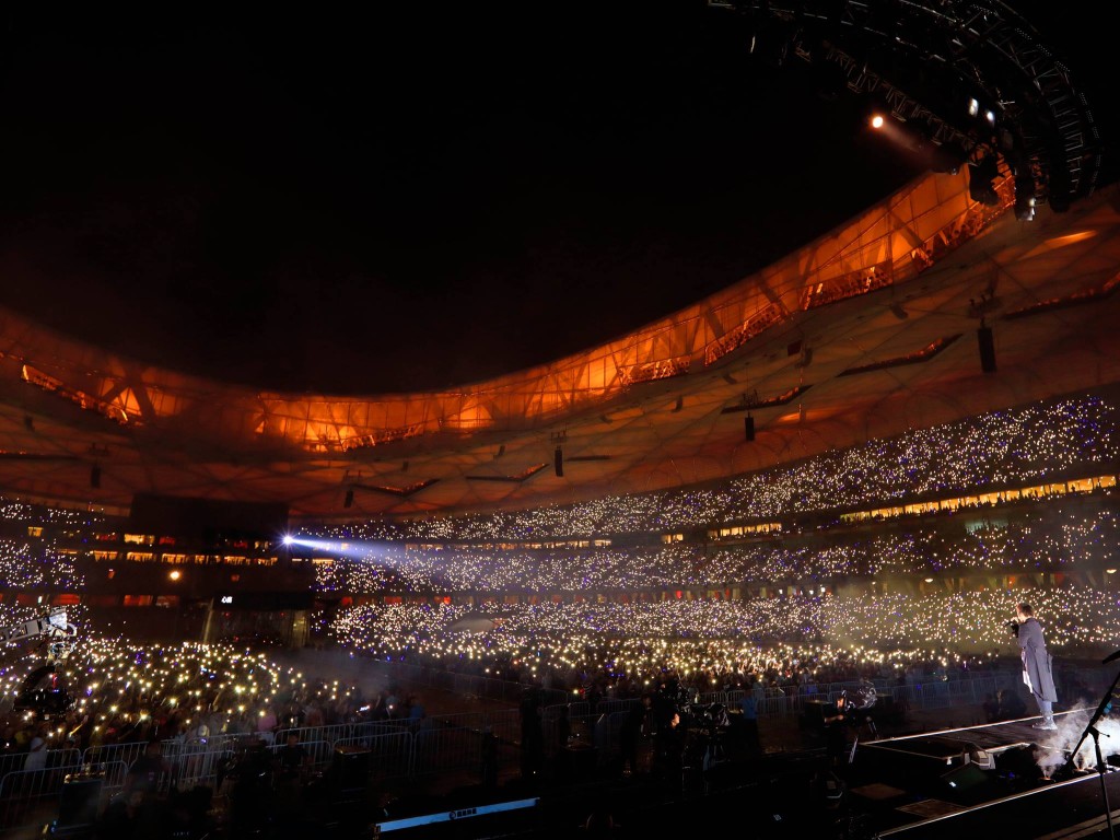 五月天一连两晚在北京鸟巢举行巡唱。