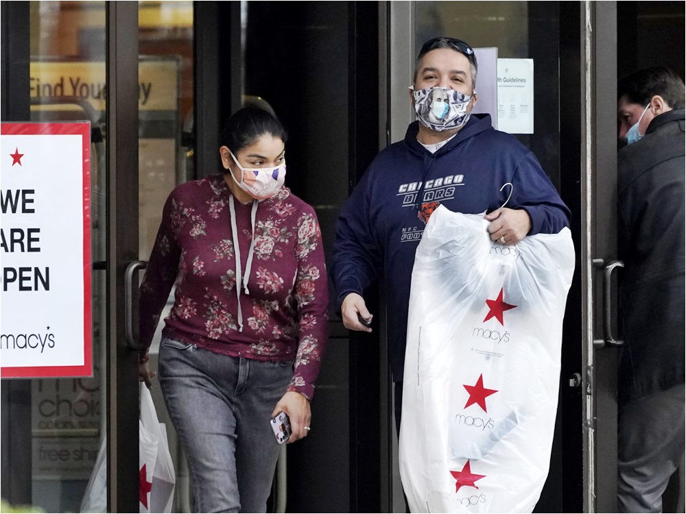 德州周三开始解除「口罩令」。AP资料图片