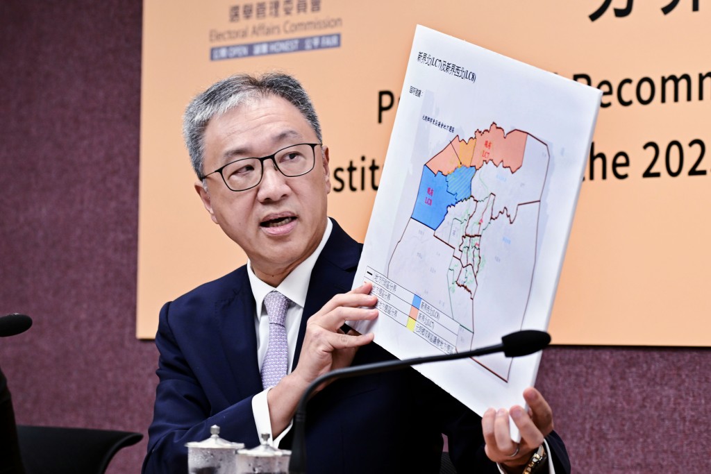 選管會主席陸啟康。劉駿軒攝 選管會主席陸啟康。劉駿軒攝