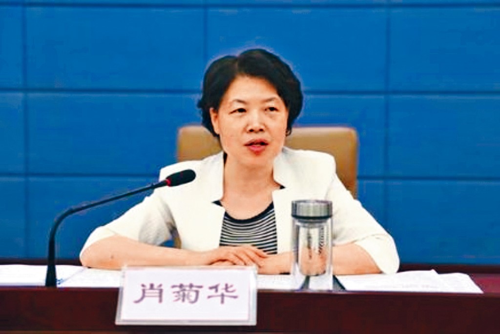 湖北政法委书记肖菊华。