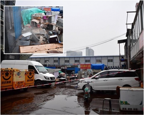 现场是河南郑州市金水区的卡萨公寓。新华社