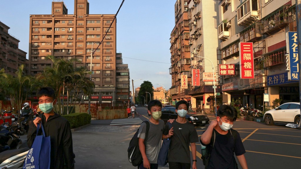 台灣新冠疫情持續放緩。REUTERS
