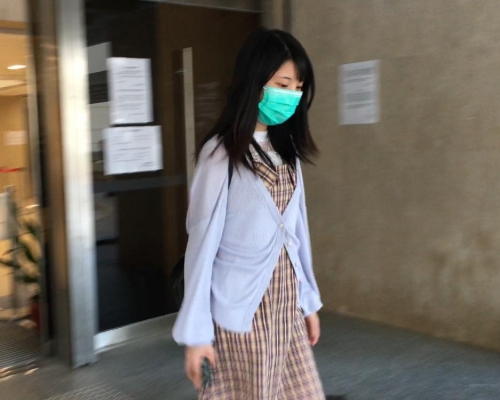 石棺藏屍案證人何菱瑜「小草」。法庭記者陳楚琨攝