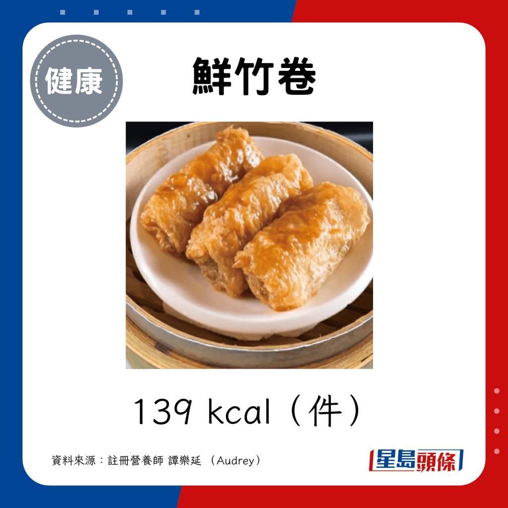 鮮竹卷 139 kcal（件）