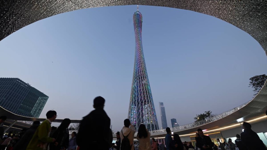 廣州今日最低氣溫跌至-1.1℃。中新社